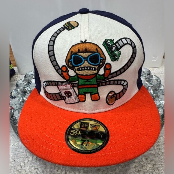 NEW ERA x TOKIDOKI HAT RARE DOC OCTOPUS SZ: 7 ⅜ 59FIFTY FITTED CAP BRAND NEW